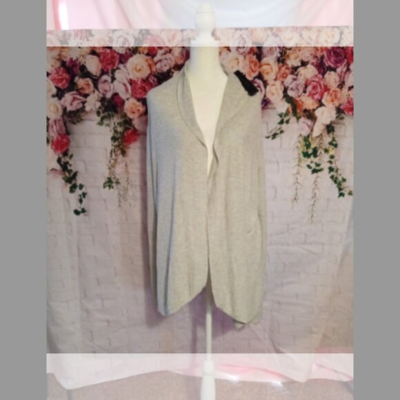 Women's Collared open Front Cardigan Sweater - Picture 2 of 4